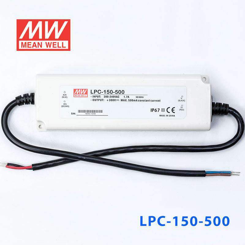 Mean Well LPC - 150 - 500 Power Supply 150W 500mA - LPC - 150 - 500 - powersupplymall.com