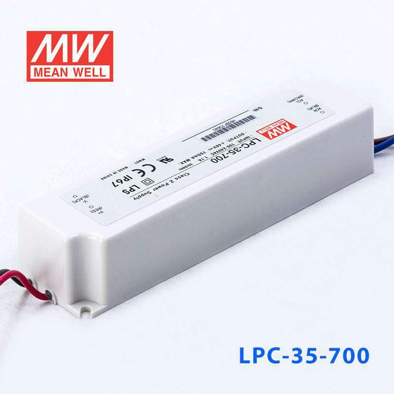 Mean Well LPC-35-700 Power Supply 35W 700mA - LPC-35-700 - powersupplymall.com