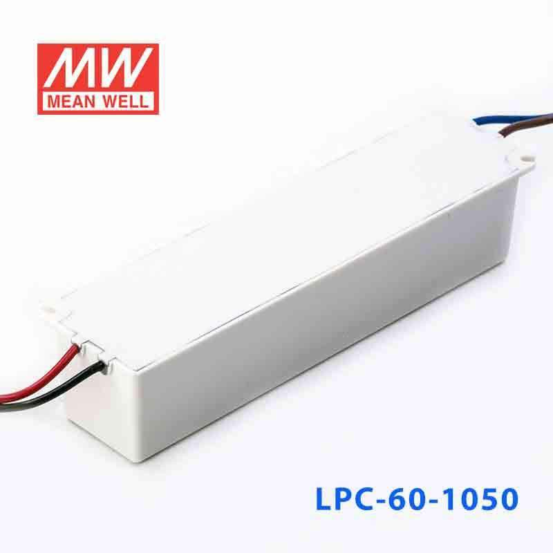 Mean Well LPC - 60 - 1050 Power Supply 60W 1050mA - LPC - 60 - 1050 - powersupplymall.com