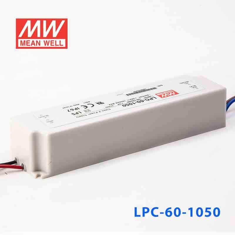 Mean Well LPC - 60 - 1050 Power Supply 60W 1050mA - LPC - 60 - 1050 - powersupplymall.com