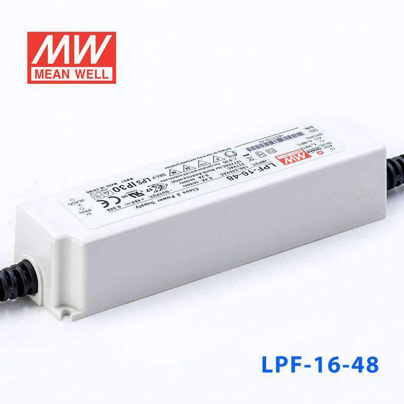 Mean Well LPF - 16 - 48 Power Supply 16W 48V - LPF - 16 - 48 - powersupplymall.com