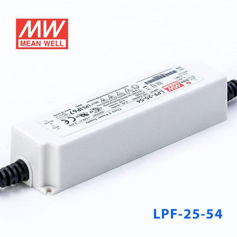 Mean Well LPF - 25 - 54 Power Supply 25W 54V - LPF - 25 - 54 - powersupplymall.com