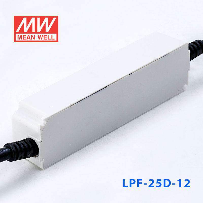 Mean Well LPF - 25D - 12 Power Supply 25W 12V - Dimmable - LPF - 25D - 12 - powersupplymall.com