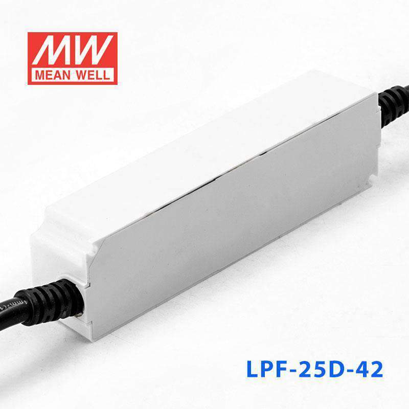 Mean Well LPF - 25D - 42 Power Supply 25W 42V - Dimmable - LPF-25D-42 - powersupplymall.com