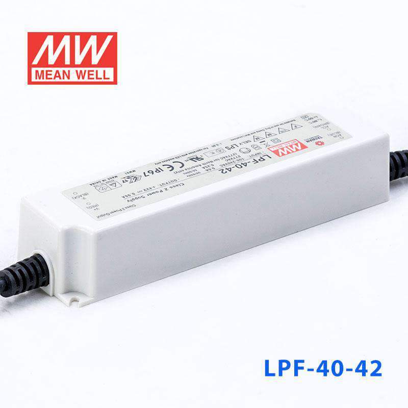 Mean Well LPF-40-42 Power Supply 40W 42V 960mA - LPF-40-42 - powersupplymall.com