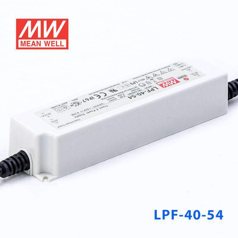 Mean Well LPF - 40 - 54 Power Supply 40W 54V - LPF-40-54 - powersupplymall.com