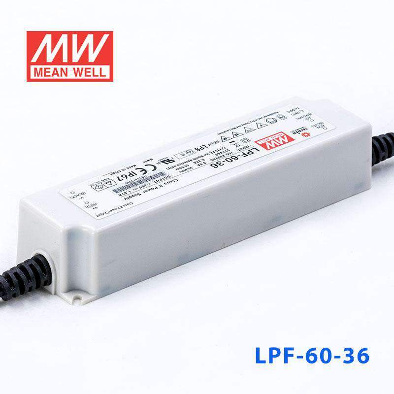 Mean Well LPF - 60 - 36 Power Supply 60W 36V - LPF - 60 - 36 - powersupplymall.com