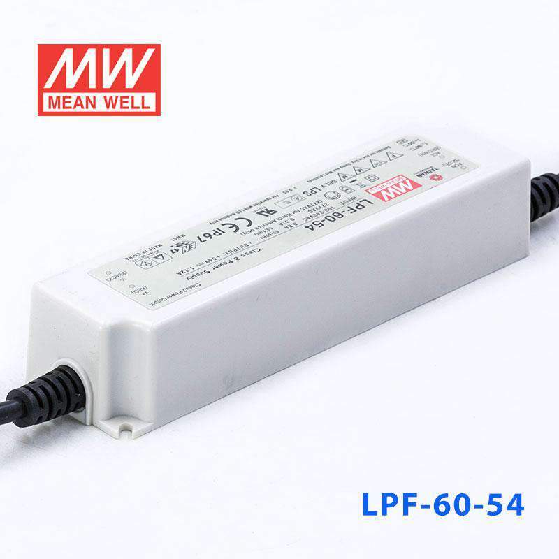 Mean Well LPF - 60 - 54 Power Supply 60W 54V - LPF - 60 - 54 - powersupplymall.com