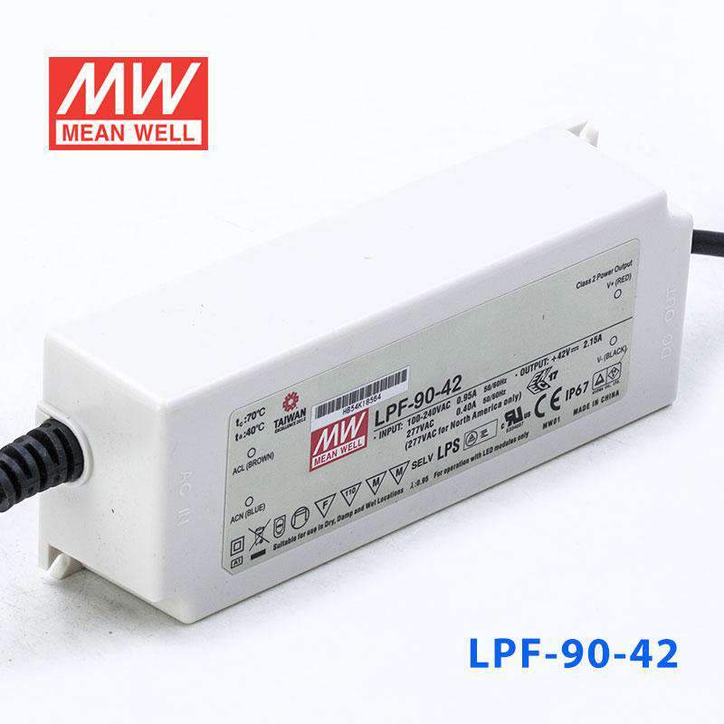 Mean Well LPF - 90 - 42 Power Supply 90W 42V - LPF-90-42 - powersupplymall.com