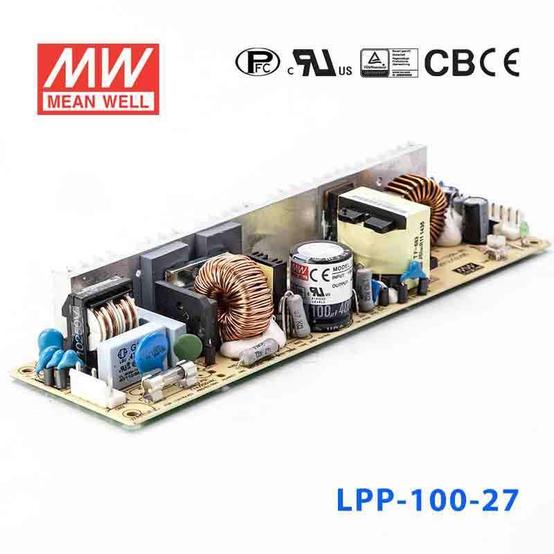 Mean Well LPP - 100 - 27 Power Supply 102W 27V - LPP - 100 - 27 - powersupplymall.com