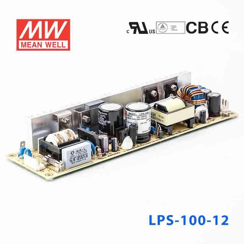 Mean Well LPS - 100 - 12 Power Supply 100W 12V - LPS - 100 - 12 - powersupplymall.com