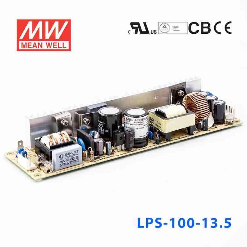 Mean Well LPS - 100 - 13.5 Power Supply 101W 13.5V - LPS - 100 - 13.5 - powersupplymall.com