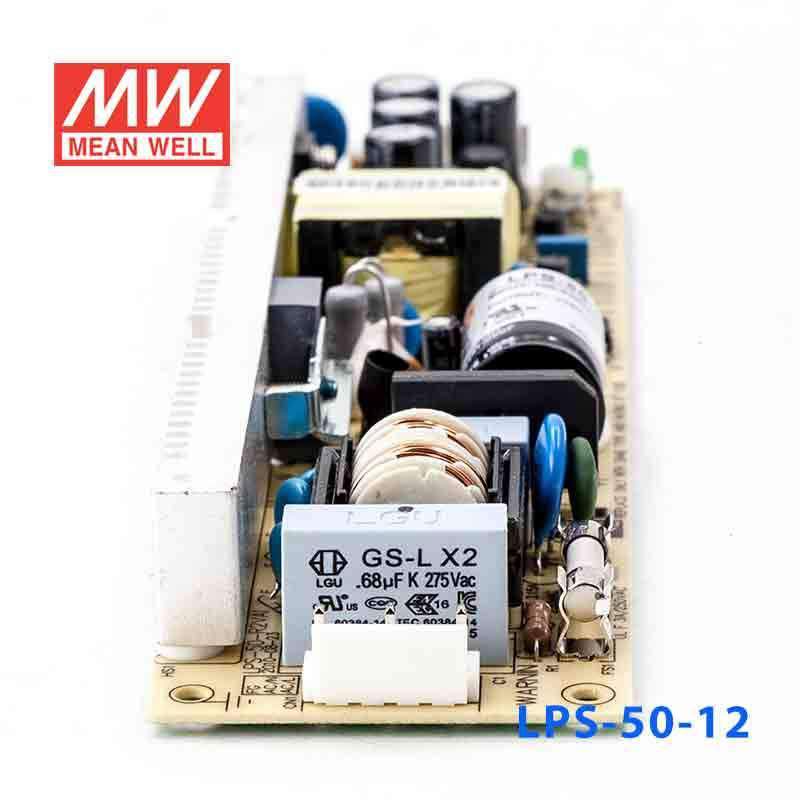 Mean Well LPS-50-12 Power Supply 50W 12V 4.2A - LPS-50-12 - powersupplymall.com