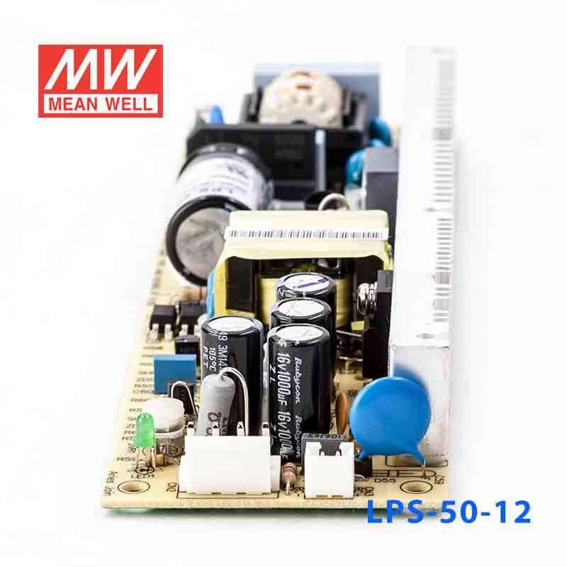 Mean Well LPS-50-12 Power Supply 50W 12V 4.2A - LPS-50-12 - powersupplymall.com