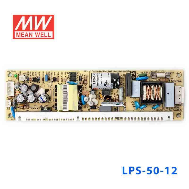 Mean Well LPS - 50 - 12 Power Supply 50W 12V - LPS - 50 - 12 - powersupplymall.com