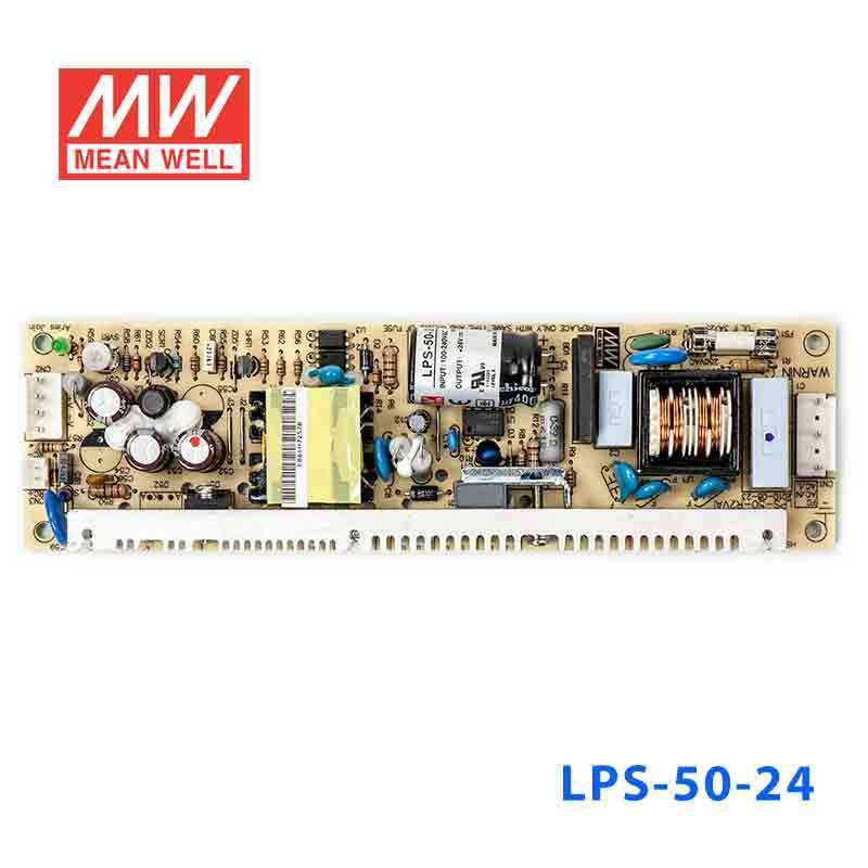 Mean Well LPS - 50 - 24 Power Supply 50W 24V - LPS - 50 - 24 - powersupplymall.com
