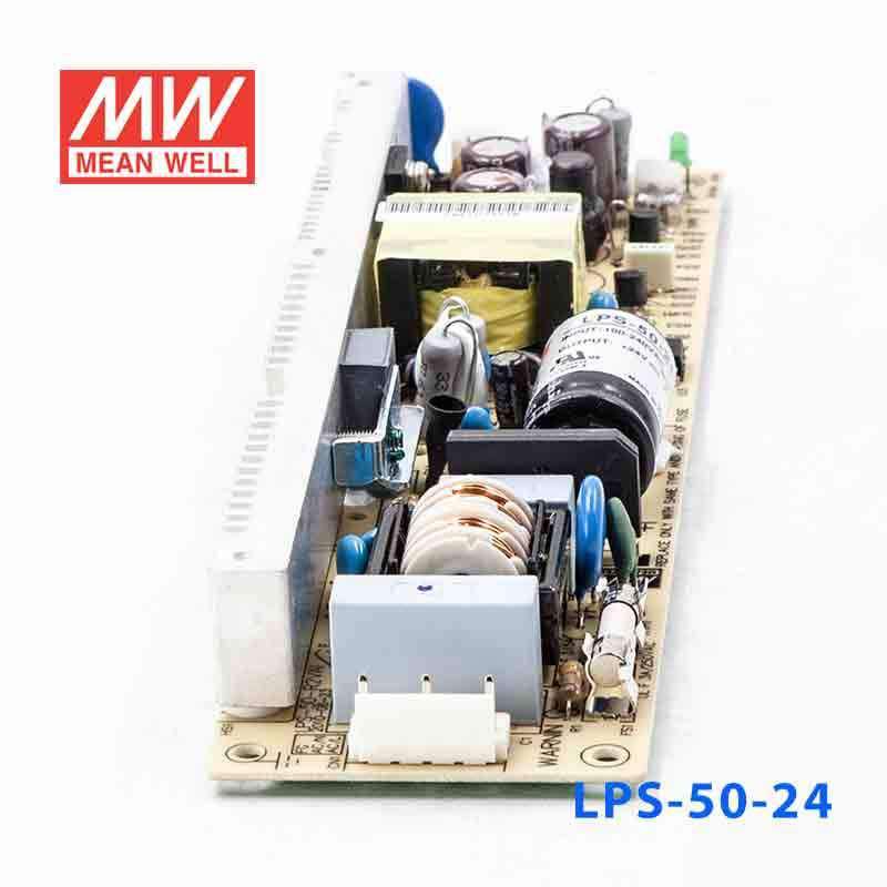 Mean Well LPS - 50 - 24 Power Supply 50W 24V - LPS - 50 - 24 - powersupplymall.com