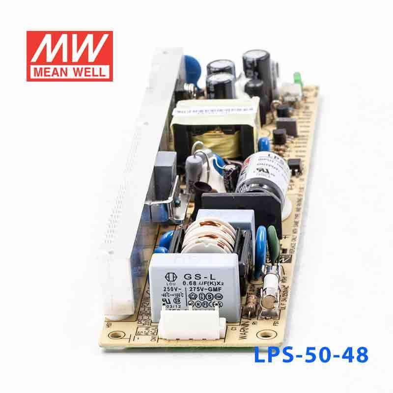 Mean Well LPS - 50 - 48 Power Supply 52W 48V - LPS - 50 - 48 - powersupplymall.com