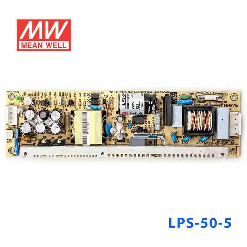 Mean Well LPS - 50 - 5 Power Supply 50W 5V - LPS - 50 - 5 - powersupplymall.com