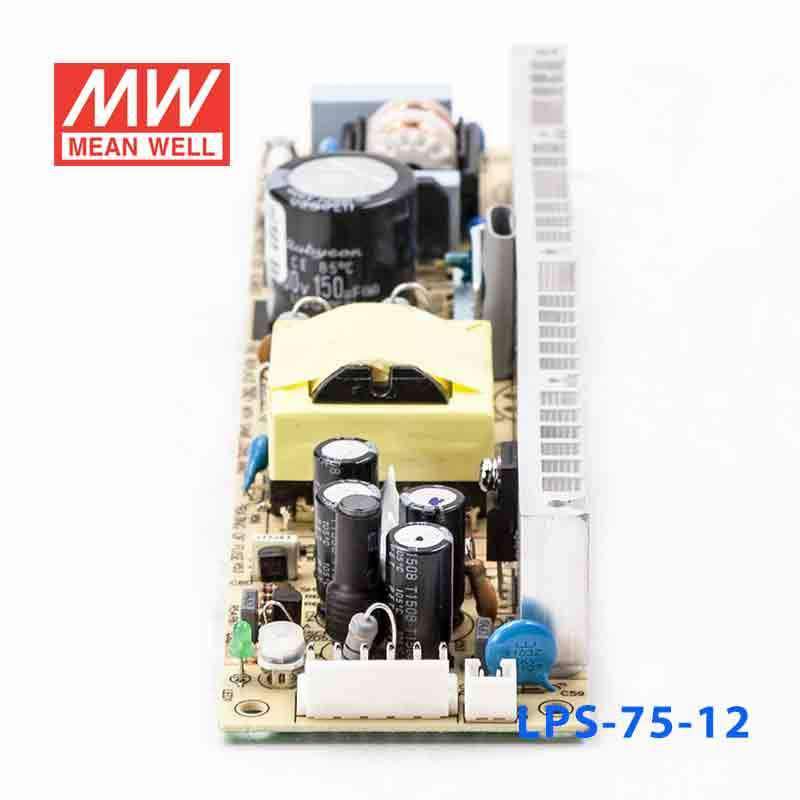 Mean Well LPS - 75 - 12 Power Supply 74W 12V - LPS - 75 - 12 - powersupplymall.com