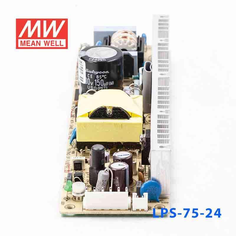 Mean Well LPS - 75 - 24 Power Supply 76W 24V - LPS - 75 - 24 - powersupplymall.com
