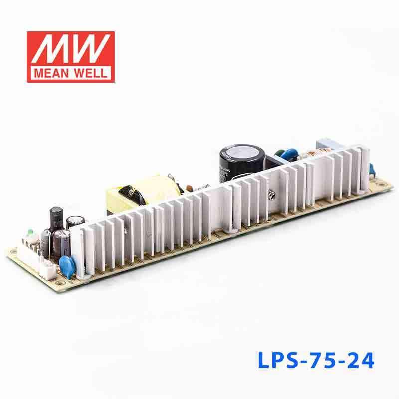 Mean Well LPS - 75 - 24 Power Supply 76W 24V - LPS - 75 - 24 - powersupplymall.com