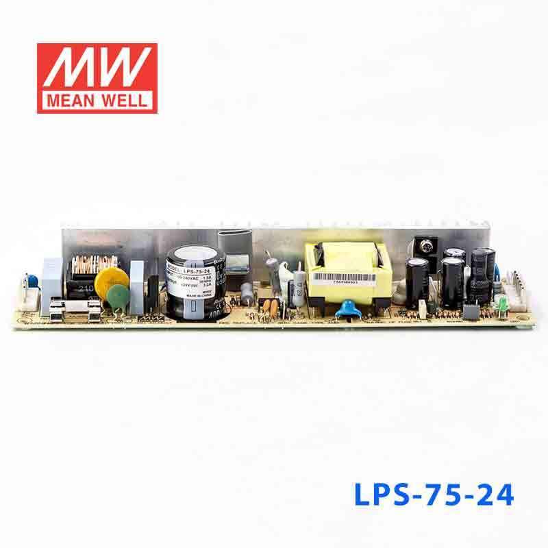 Mean Well LPS - 75 - 24 Power Supply 76W 24V - LPS - 75 - 24 - powersupplymall.com