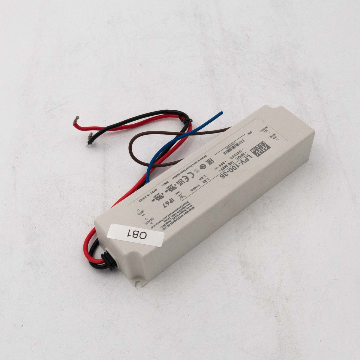 Mean Well LPV - 100 - 36 Power Supply 100W 36V - Open Box - LPV - 100 - 36 - OB1 - powersupplymall.com