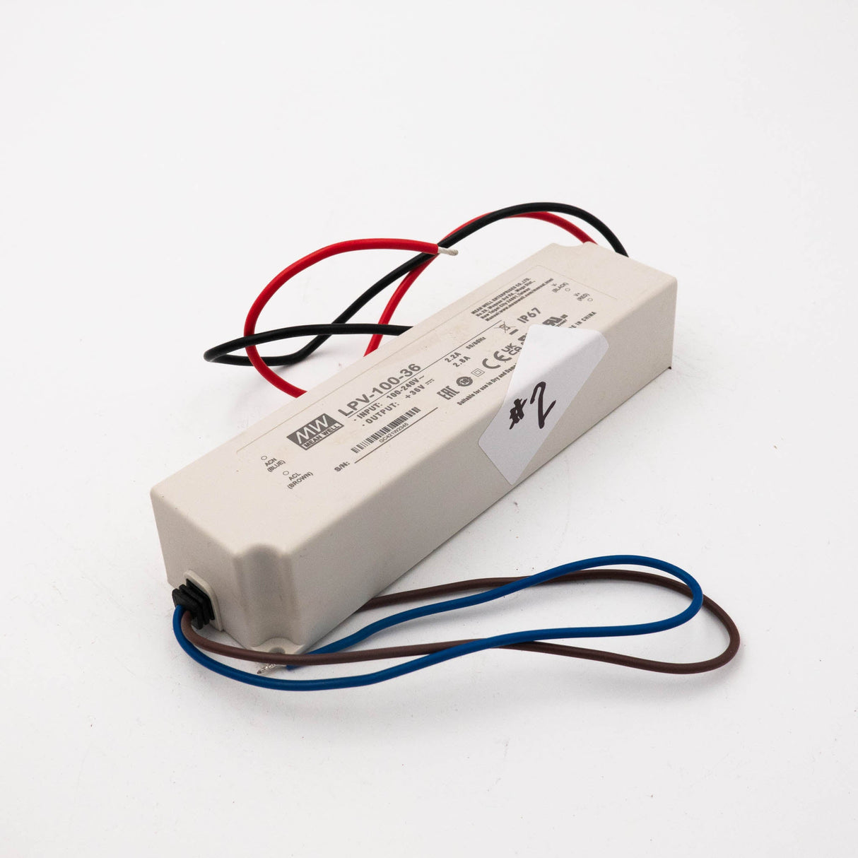 Mean Well LPV - 100 - 36 Power Supply 100W 36V - Open Box - LPV - 100 - 36 - OB2 - powersupplymall.com