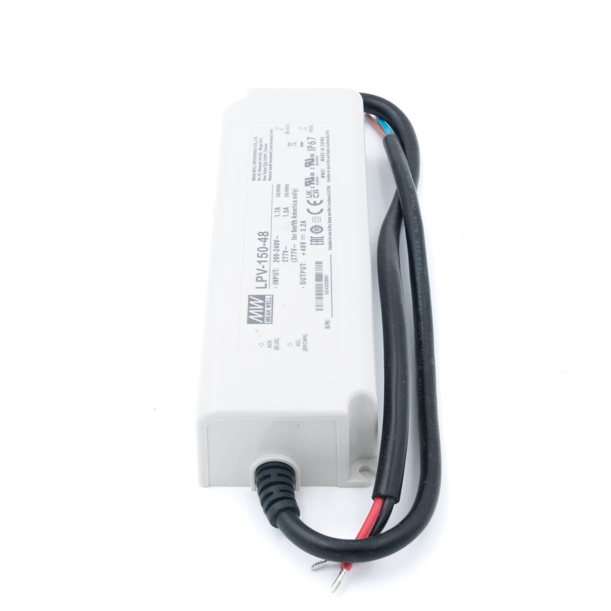 Mean Well LPV - 150 - 48 Power Supply 150W 48V - LPV - 150 - 48 - powersupplymall.com
