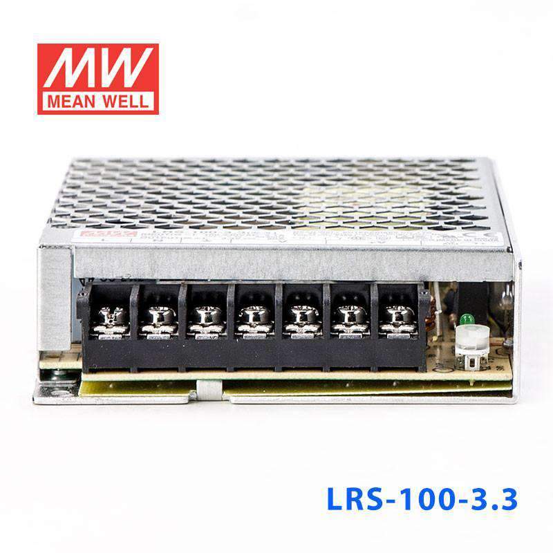 Mean Well LRS - 100 - 3.3 Power Supply 100W 3.3V - LRS - 100 - 3.3 - powersupplymall.com