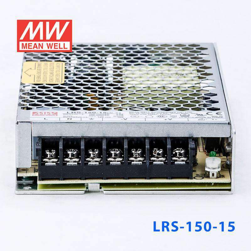 Mean Well LRS - 150 - 15 Power Supply 150W 15V - LRS - 150 - 15 - powersupplymall.com