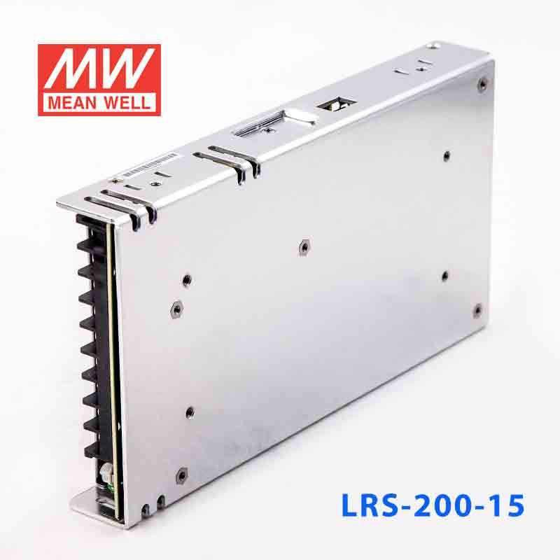 Mean Well LRS - 200 - 15 Power Supply 200W 15V - LRS - 200 - 15 - powersupplymall.com