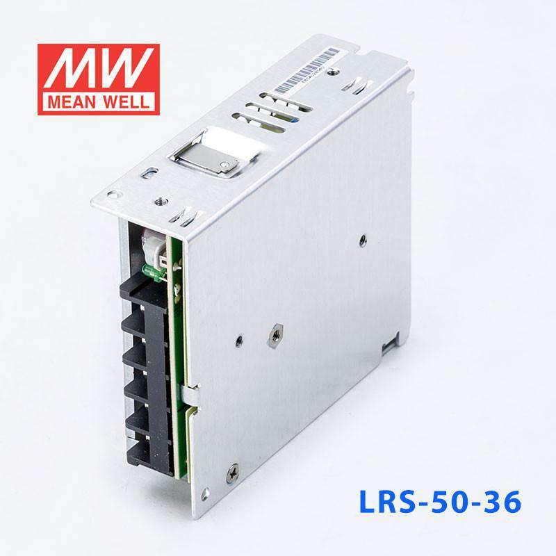 Mean Well LRS - 50 - 36 Power Supply 50W 36V - LRS - 50 - 36 - powersupplymall.com