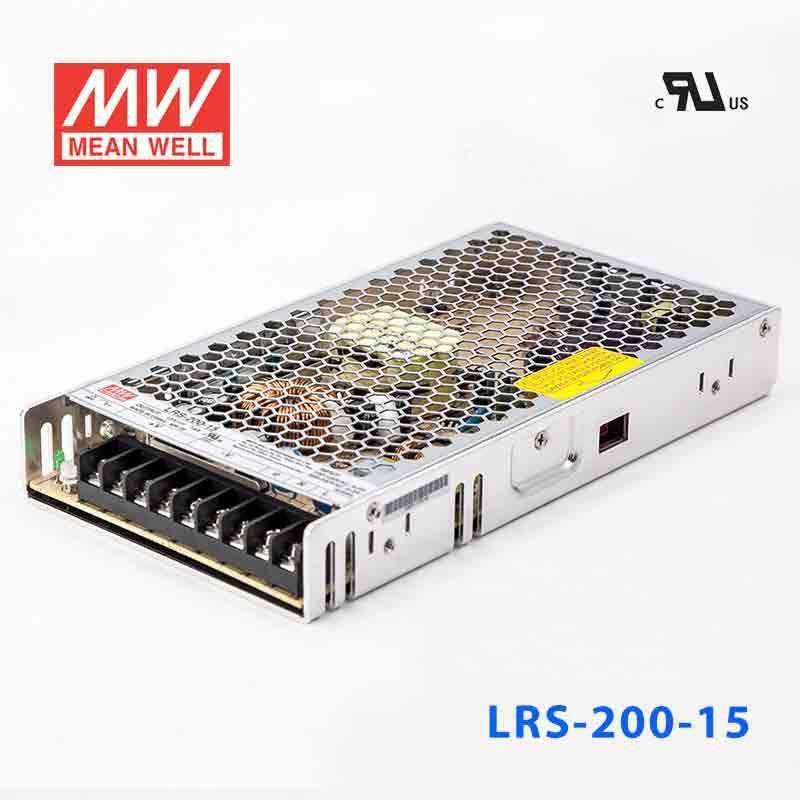 Mean Well LRS Series Power Supply 15V (35~600W) - powersupplymall.com