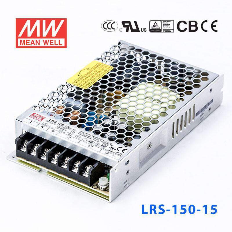 Mean Well LRS Series Power Supply 15V (35~600W) - powersupplymall.com