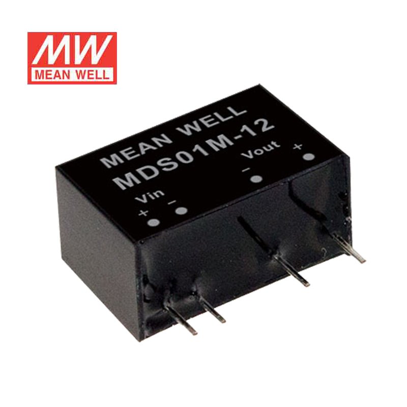 Mean Well MDS01N - 15 DC - DC Converter - 1W - 21.6~26.4V in 15V out - MDS01N - 15 - powersupplymall.com