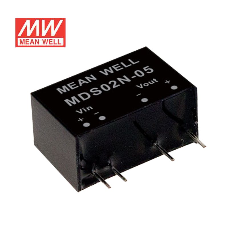 Mean Well MDS02M - 05 DC - DC Converter - 2W - 10.8~13.2V in 5V out - MDS02M - 05 - powersupplymall.com