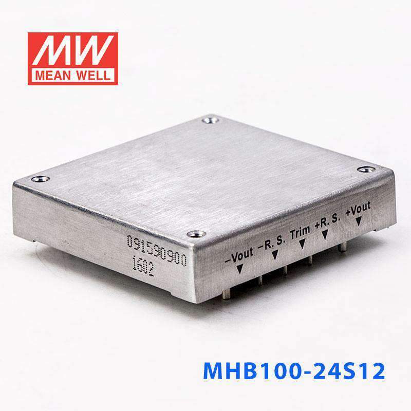 Mean Well MHB100 - 24S12 DC - DC Converter - 100W - 18~36V in 12V out - MHB100 - 24S12 - powersupplymall.com