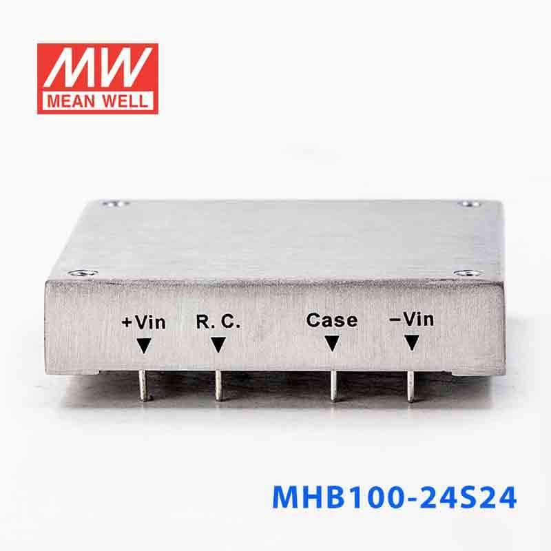 Mean Well MHB100 - 24S24 DC - DC Converter - 100W - 18~36V in 24V out - MHB100 - 24S24 - powersupplymall.com