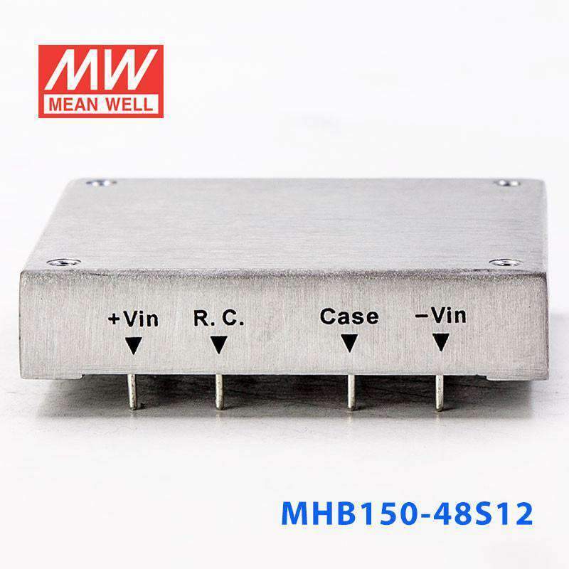 Mean Well MHB150 - 48S12 DC - DC Converter - 150W - 36~75V in 12V out - MHB150 - 48S12 - powersupplymall.com