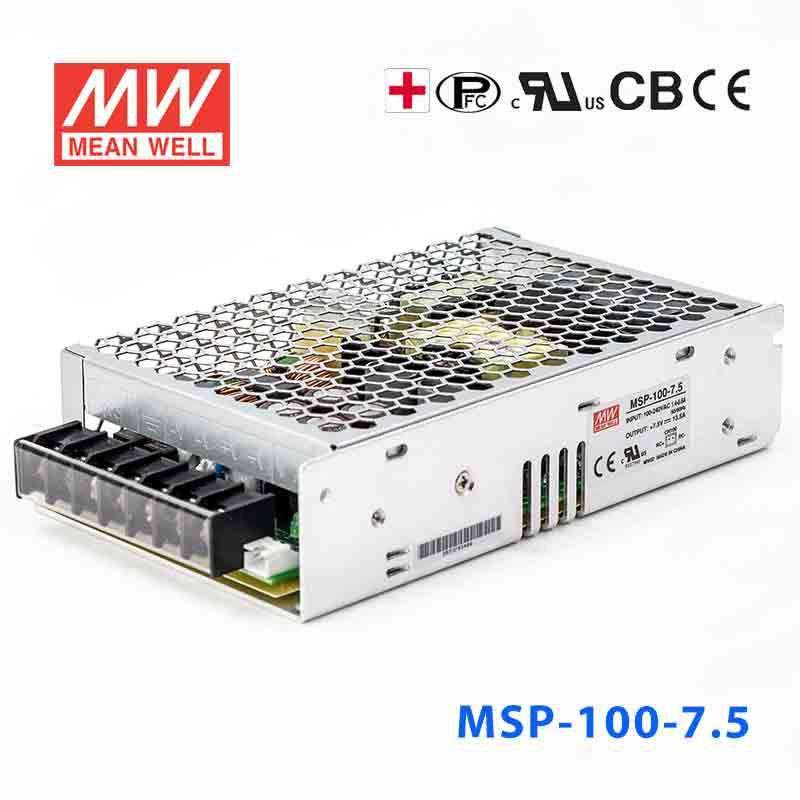 Mean Well MSP - 100 - 7.5 Power Supply 101.3W 7.5V - MSP - 100 - 7.5 - powersupplymall.com