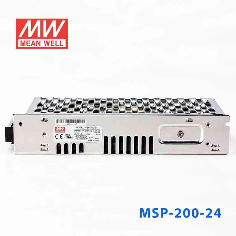 Mean Well MSP - 200 - 24 Power Supply 201.6W 24V - MSP - 200 - 24 - powersupplymall.com