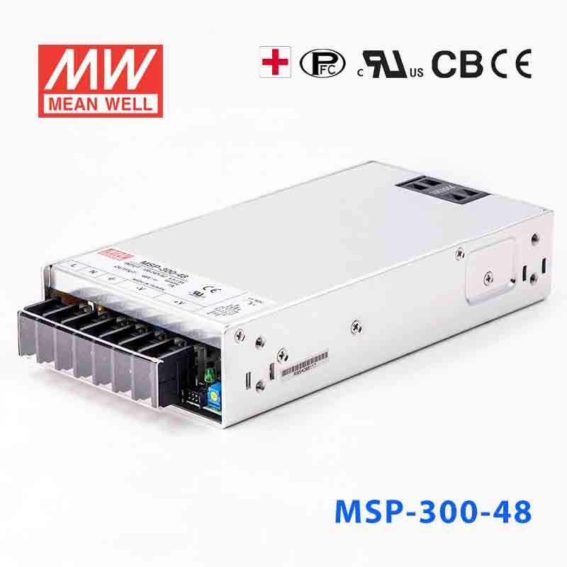 Mean Well MSP - 300 - 48 Power Supply 336W 48V - MSP - 300 - 48 - powersupplymall.com