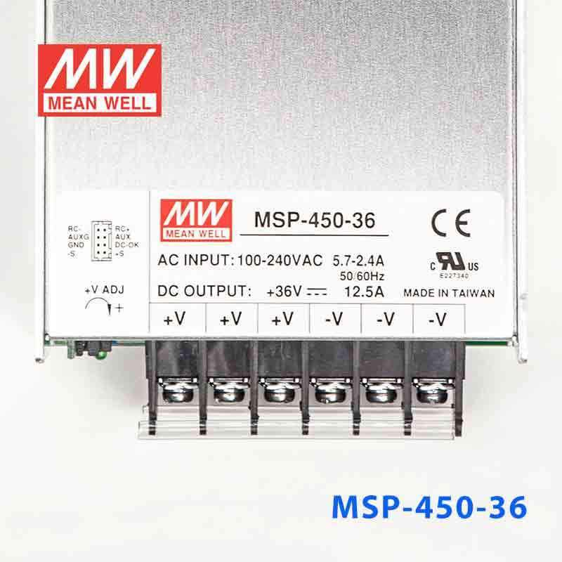 Mean Well MSP-450-36 Power Supply 450W 36V 12.5A - MSP-450-36 - powersupplymall.com