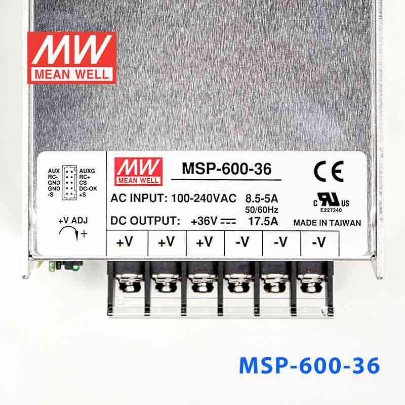 Mean Well MSP - 600 - 36 Power Supply 630W 36V - MSP - 600 - 36 - powersupplymall.com