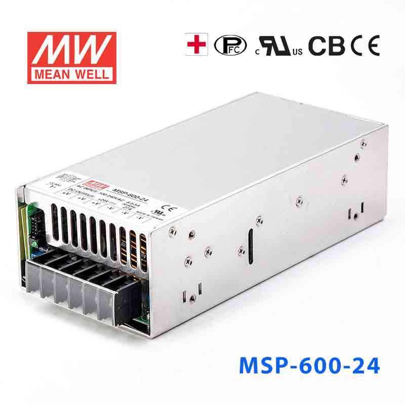 Mean Well MSP Series Power Supply 24V(100~1000W) - - powersupplymall.com