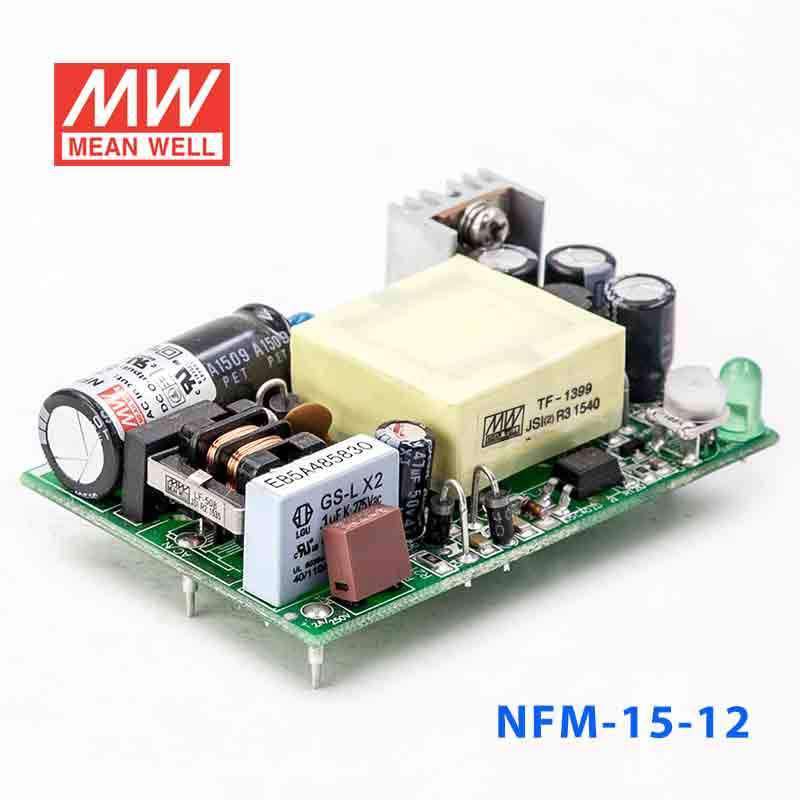 Mean Well NFM - 15 - 12 Power Supply 15W 12V - NFM - 15 - 12 - powersupplymall.com