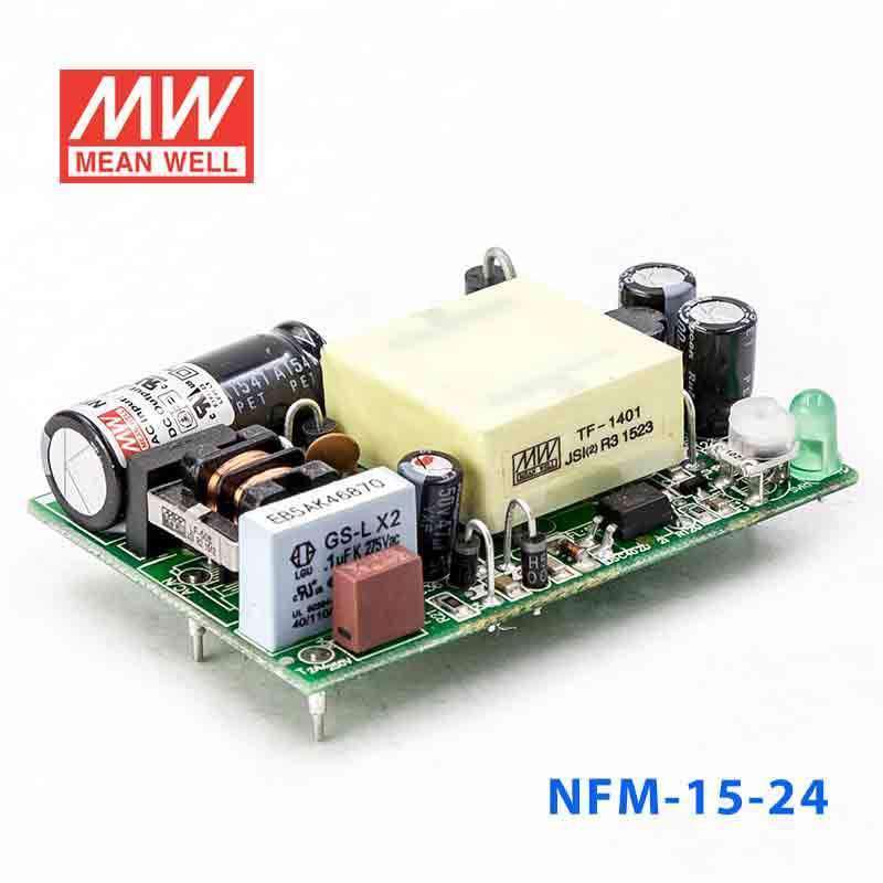 Mean Well NFM - 15 - 24 Power Supply 15W 24V - NFM - 15 - 24 - powersupplymall.com