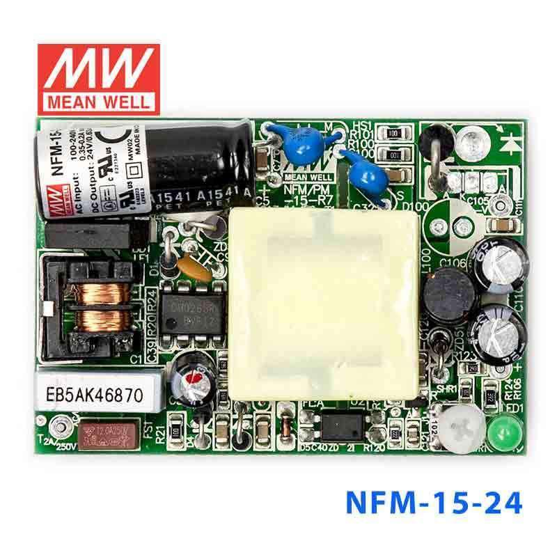 Mean Well NFM - 15 - 24 Power Supply 15W 24V - NFM - 15 - 24 - powersupplymall.com